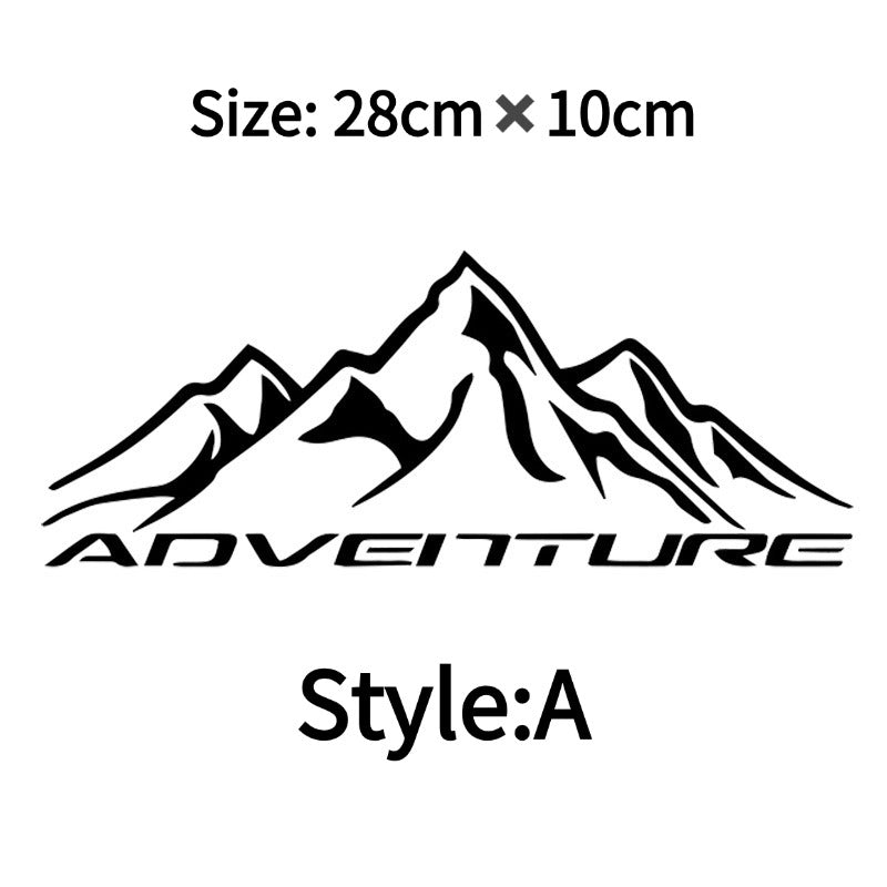 Eye-Catching Car Sticker-Let us help you explore your 4x4 with us Noxfun