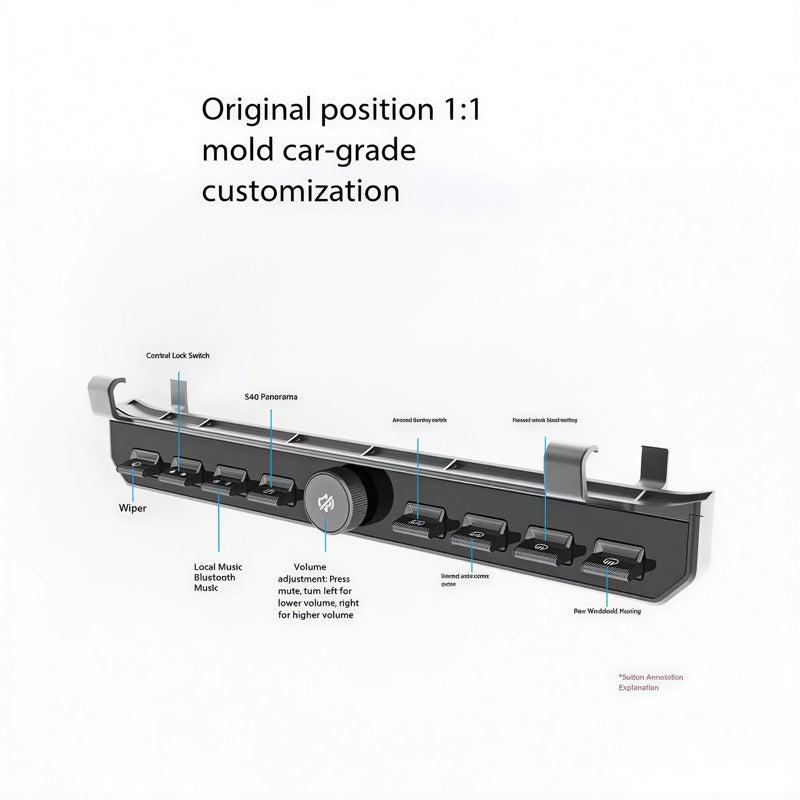 Physical buttons for the vehicle's center console are compatible with the Chery iCar 03 (JAECOO J6)-Let us help you explore your 4x4 with us Noxfun
