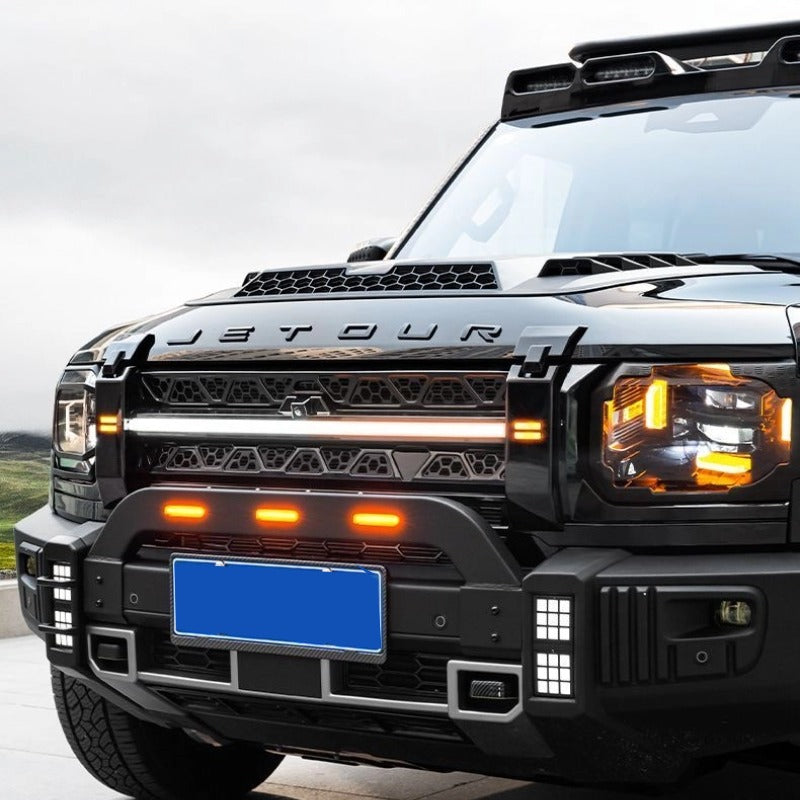 Car front centre mesh conversion kit for Chery Jetour T2 & Jetour T2 PHEV-Let us help you explore your 4x4 with us Noxfun