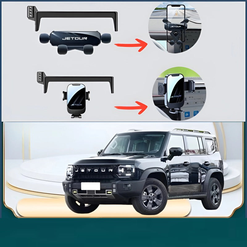 Car Phone Holder for Chery Jetour T2 & Jetour T2 PHEV-Let us help you explore your 4x4 with us Noxfun