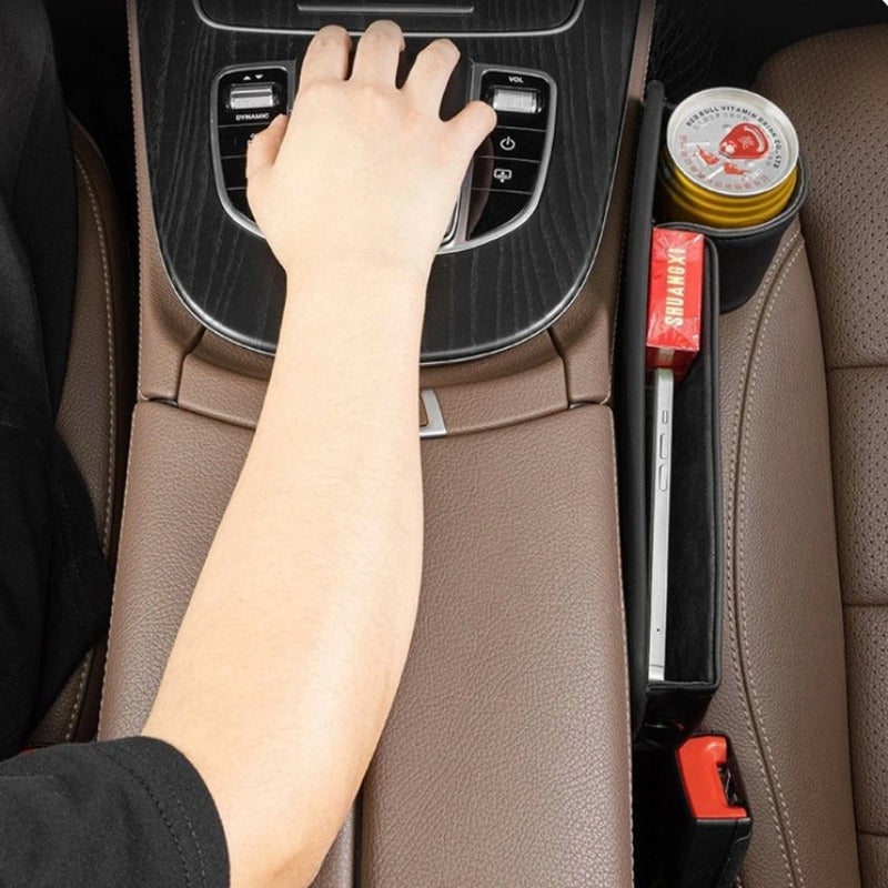 Car Seat Gap Storage Bag with Cup Holder-Let us help you explore your 4x4 with us Noxfun