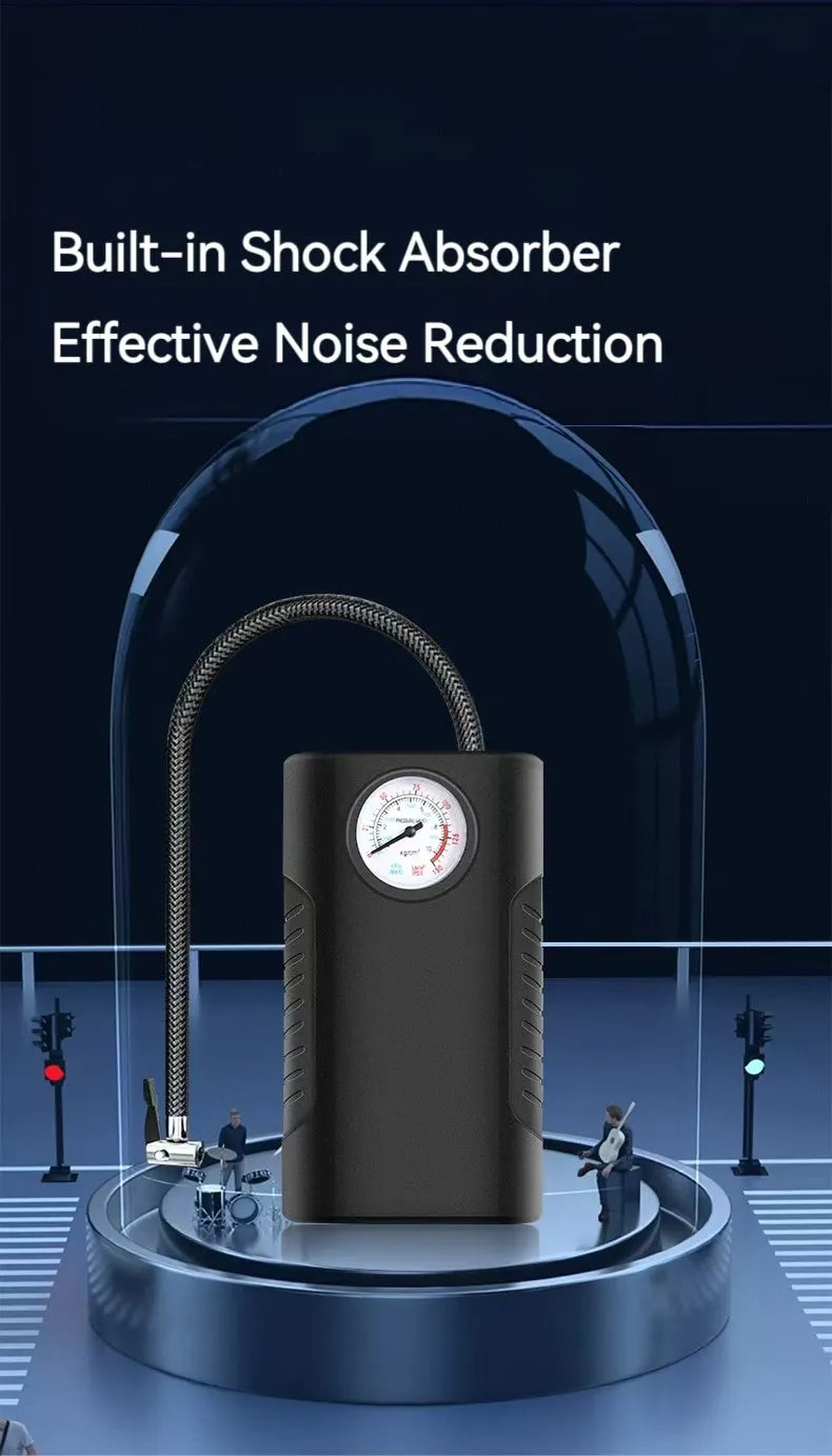 Portable Tire Inflator with lithium charging - Universal Use Detail