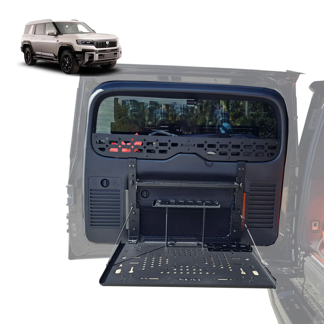DENZA B8 Tailgate table with window Storage-Let us help you explore your 4x4 with us Noxfun