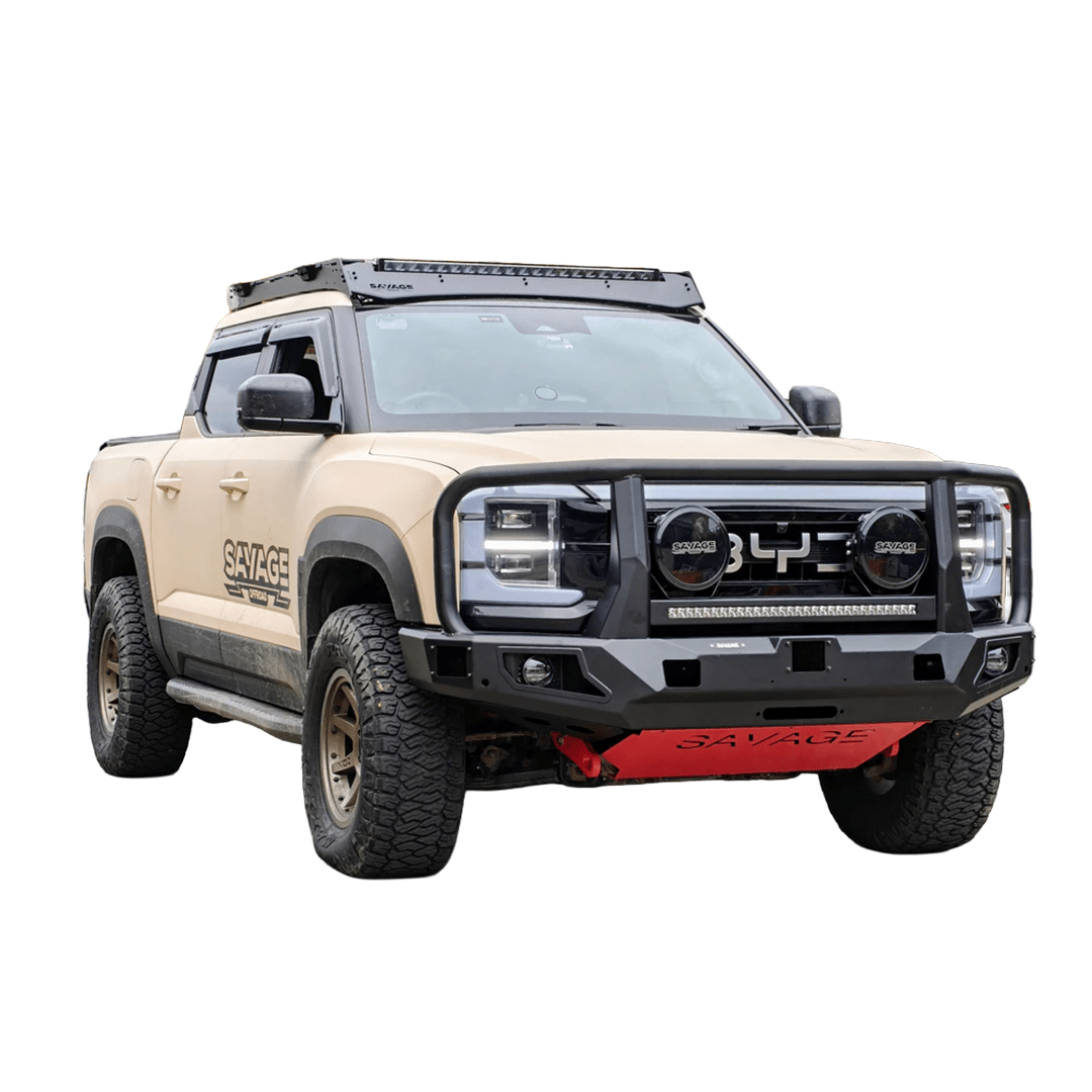 BYD SHARK 6 noxfun ATTACK HOOPED BULL BAR-Let us help you explore your 4x4 with us Noxfun