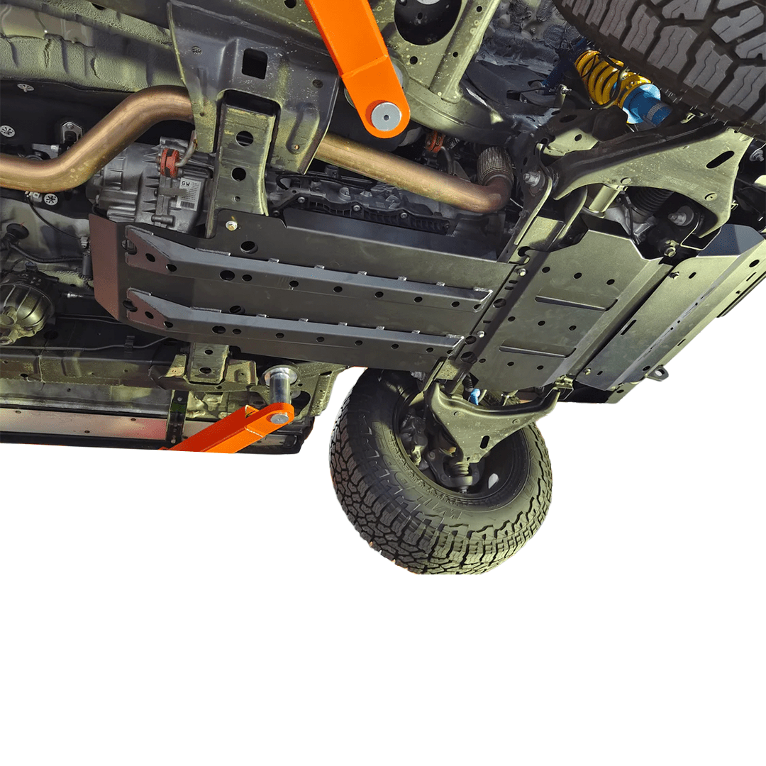 GWM CANNON STAINLESS STEEL noxfun UNDERBODY BASH PLATES ( 3 Piece) 2020-2024-Let us help you explore your 4x4 with us Noxfun