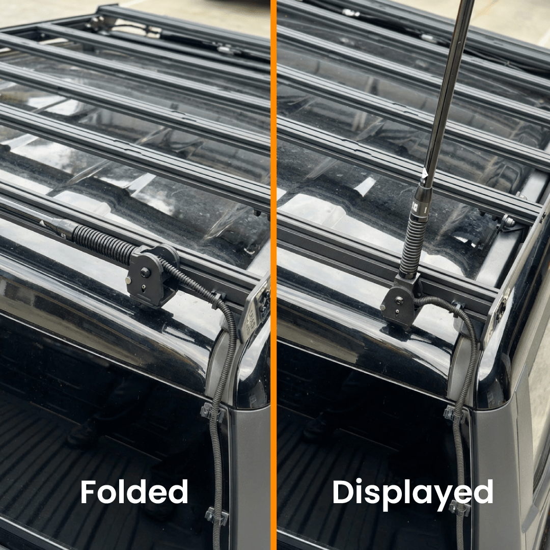 noxfun FOLDING UHF ANTENNA BRACKET-Let us help you explore your 4x4 with us Noxfun