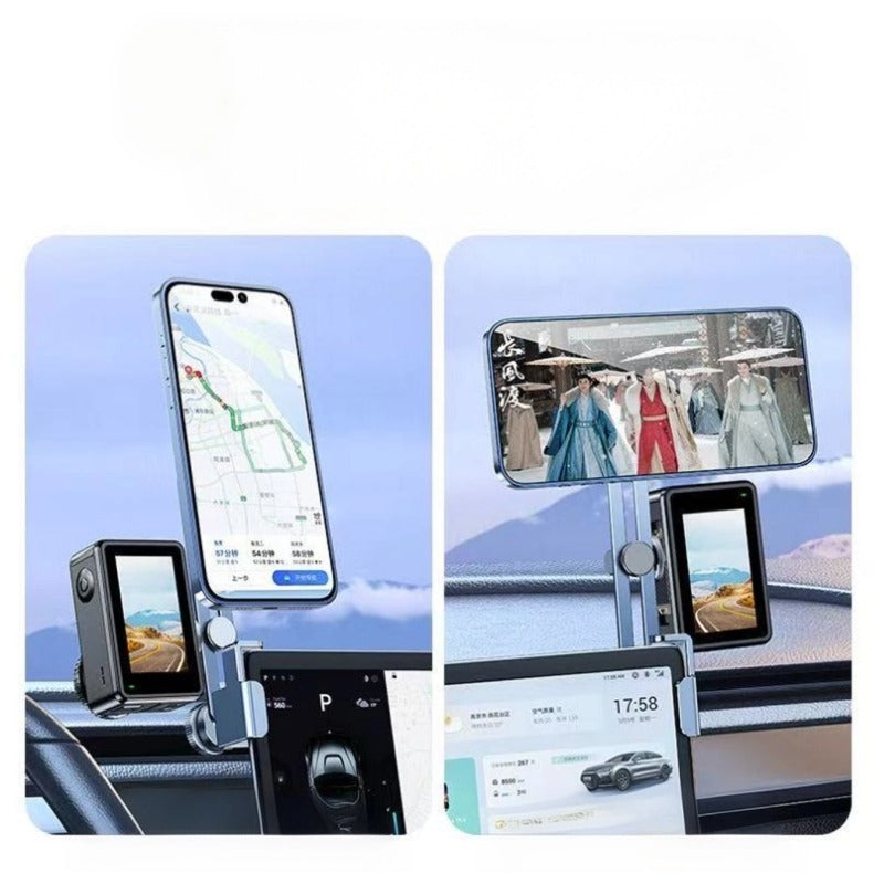 Dual-Phone Aluminum Alloy Car Holder-Let us help you explore your 4x4 with us Noxfun