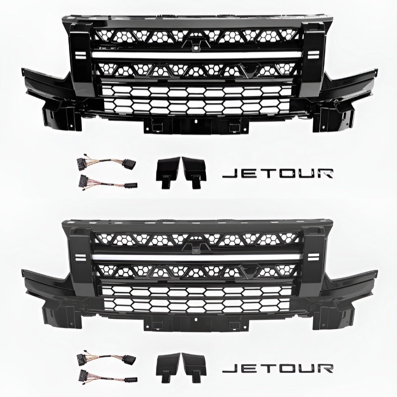 Car front centre mesh conversion kit for Chery Jetour T2 & Jetour T2 PHEV-Let us help you explore your 4x4 with us Noxfun