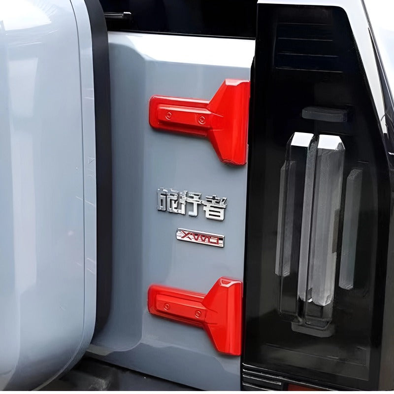Car Black Tailgate Hinge Cover Modification Styling Accessories For Chery Jetour T2 & Jetour T2 PHEV-Let us help you explore your 4x4 with us Noxfun