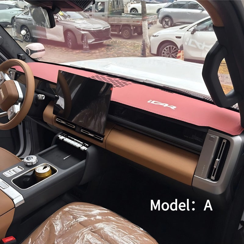 Suede Anti-Glare Dash Mat for Chery iCAR V27-Let us help you explore your 4x4 with us Noxfun