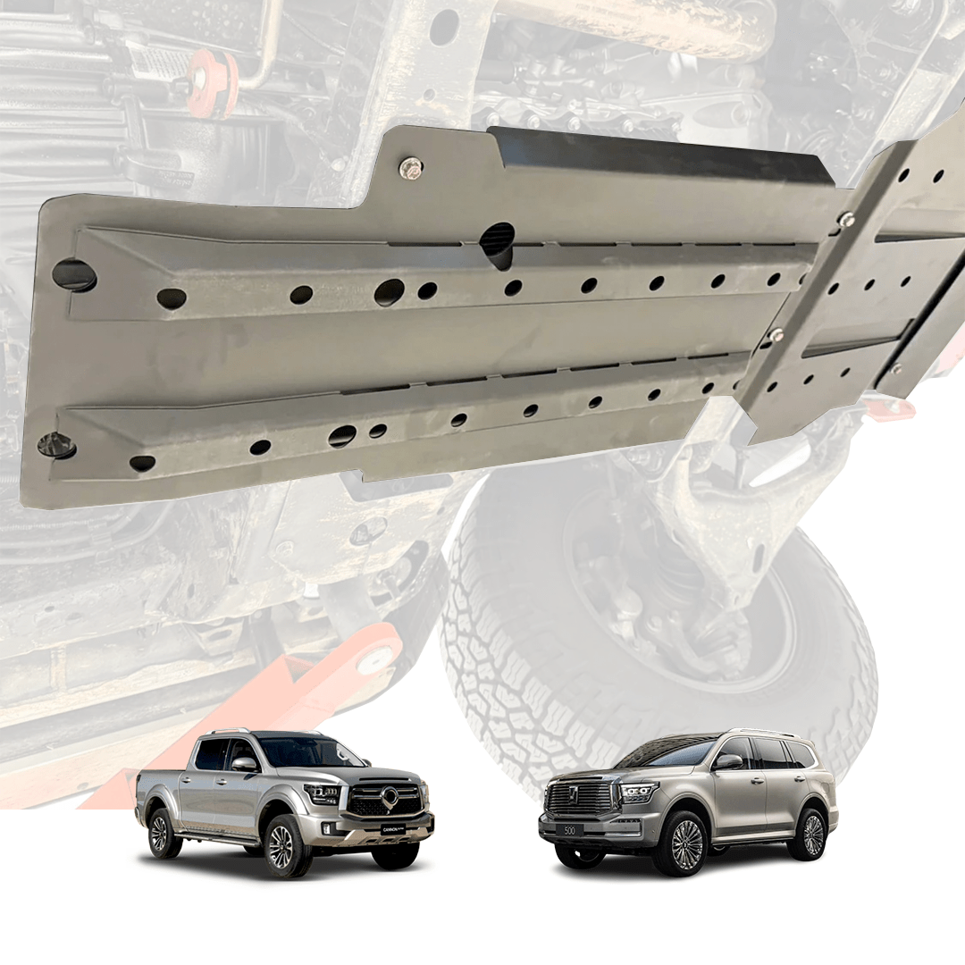 TANK 500 & GWM ALPHA STAINLESS STEEL BASH PLATES-Let us help you explore your 4x4 with us Noxfun