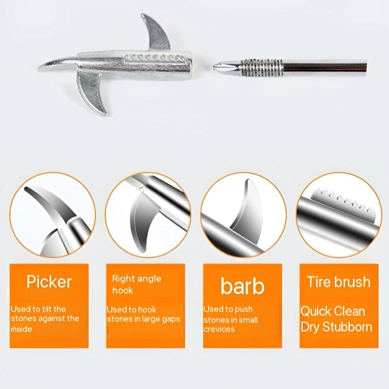 Car tyre clear stone hook-Let us help you explore your 4x4 with us Noxfun