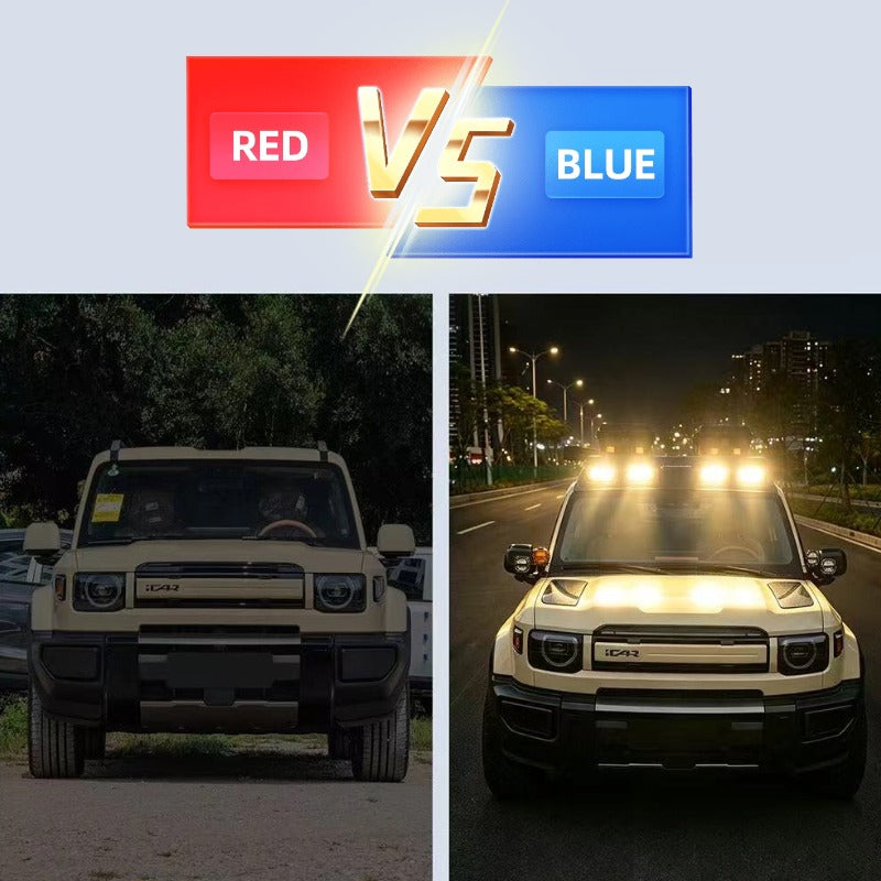 Car Roof LED Spotlights Compatible with Chery iCAR V27-Let us help you explore your 4x4 with us Noxfun
