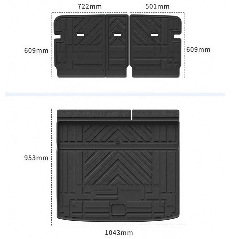 TPE Floor Mats & Trunk Mat for Chery Icar V27-Let us help you explore your 4x4 with us Noxfun