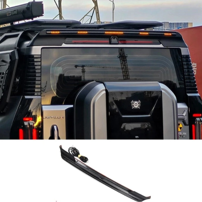 Chery Jetour T2 Car Tail Wing With Flowing Lights  Turn Signal Through-Let us help you explore your 4x4 with us Noxfun