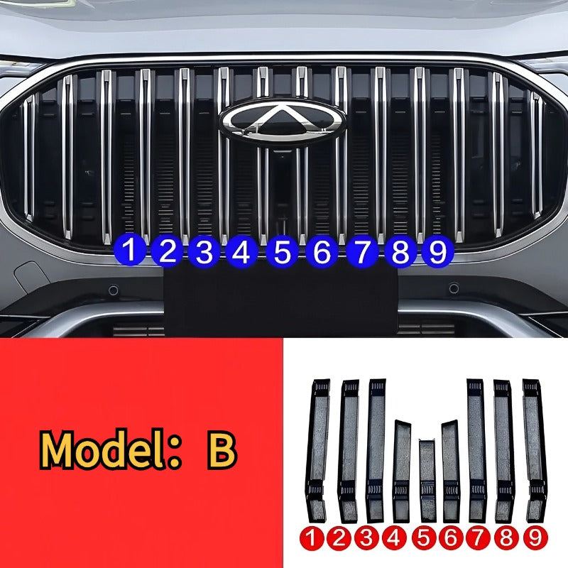 Car Front Center Insect mesh Grille For JAECOO J8（Tiggo 9）-Let us help you explore your 4x4 with us Noxfun