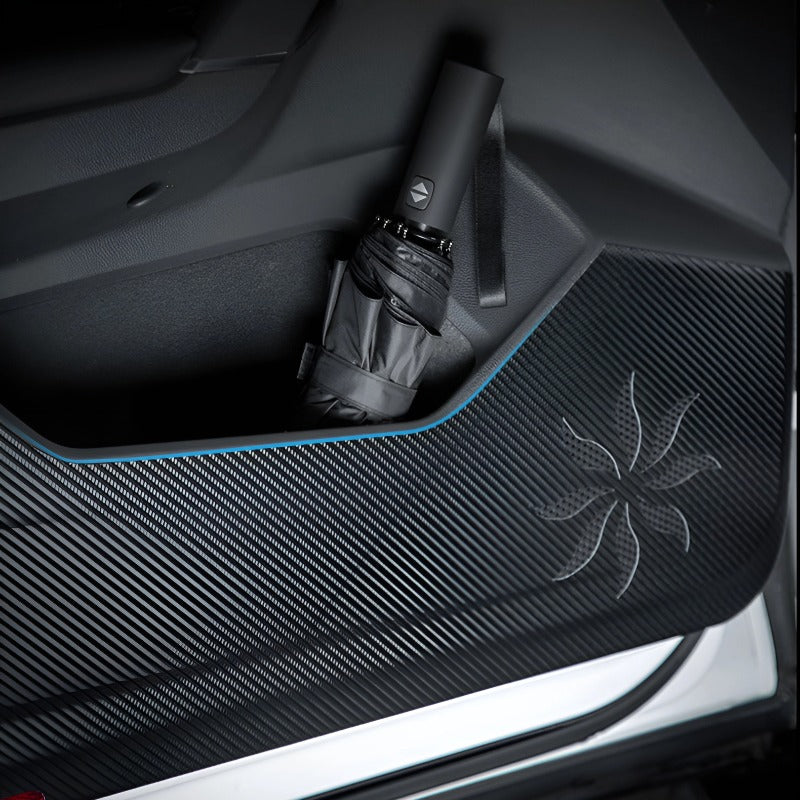 Carbon Fiber Door Anti-Kick Sticker For Chery JAECOO J6（iCAR 03）-Let us help you explore your 4x4 with us Noxfun