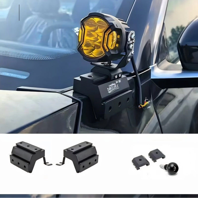 Aluminum A-Pillar Extended Spotlight Mount-Let us help you explore your 4x4 with us Noxfun