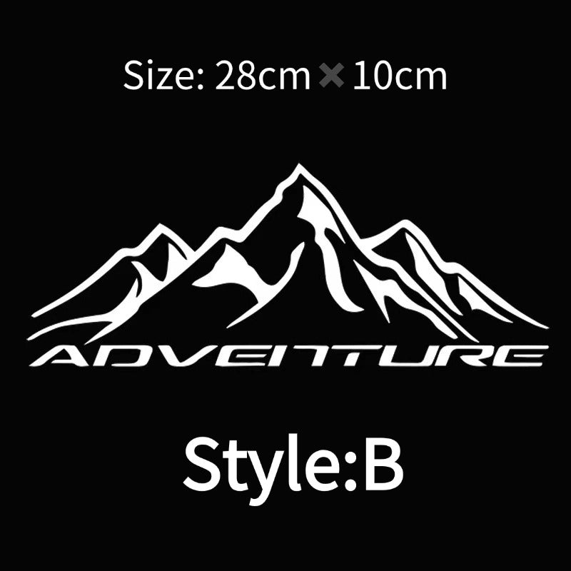 Eye-Catching Car Sticker-Let us help you explore your 4x4 with us Noxfun