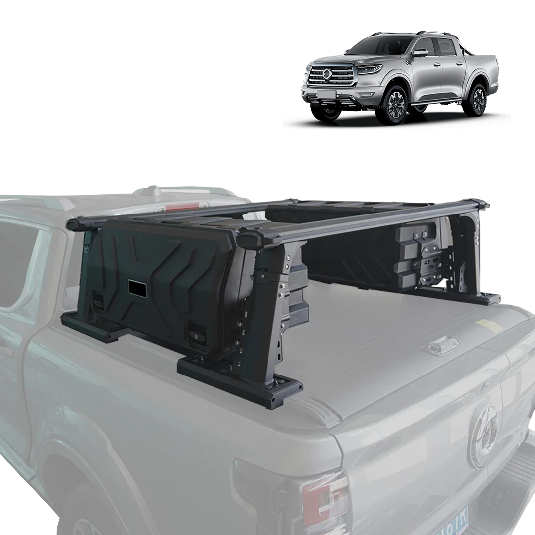 GWM CANNON TUB RACK WITH SIDE STORAGE BOX 2020+-Let us help you explore your 4x4 with us Noxfun