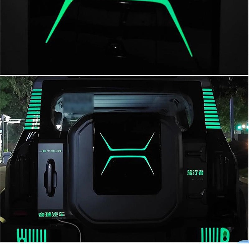Car Trunk Sticker For Chery Jetour T2-Let us help you explore your 4x4 with us Noxfun
