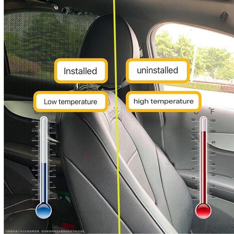 Stretchy Car Door Window Mesh Sun Shade UV Protection Mosquito Bug Screen Cover-Let us help you explore your 4x4 with us Noxfun