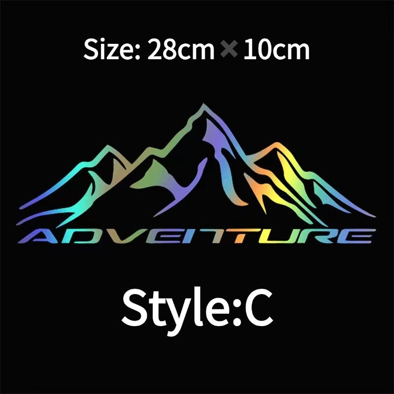 Eye-Catching Car Sticker-Let us help you explore your 4x4 with us Noxfun