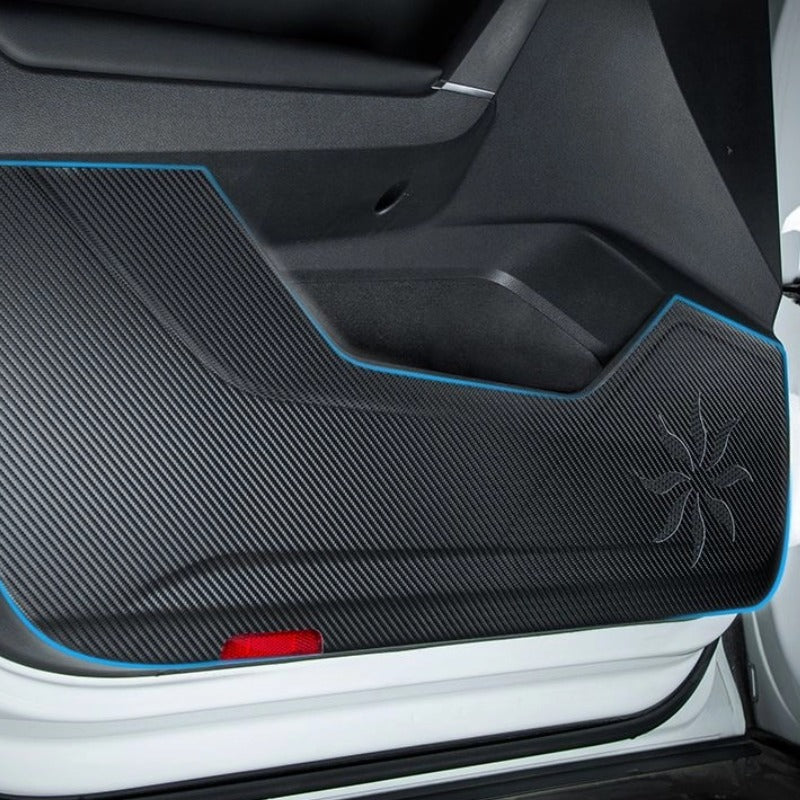 Carbon Fiber Door Anti-Kick Sticker For Chery JAECOO J6（iCAR 03）-Let us help you explore your 4x4 with us Noxfun