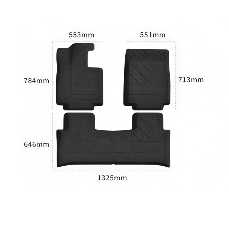 TPE Floor Mats & Trunk Mat for Chery Icar V27-Let us help you explore your 4x4 with us Noxfun