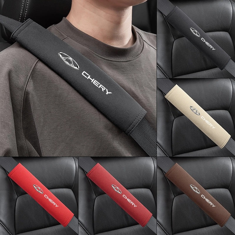 Suede Car Seat Belt Shoulder Pad Covers (2 PCS)-Let us help you explore your 4x4 with us Noxfun