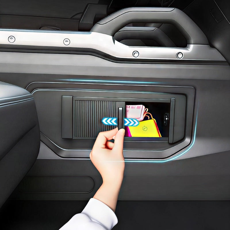 Privacy partition beneath the centre console for Jetour T2 and T2 PHEV-Let us help you explore your 4x4 with us Noxfun