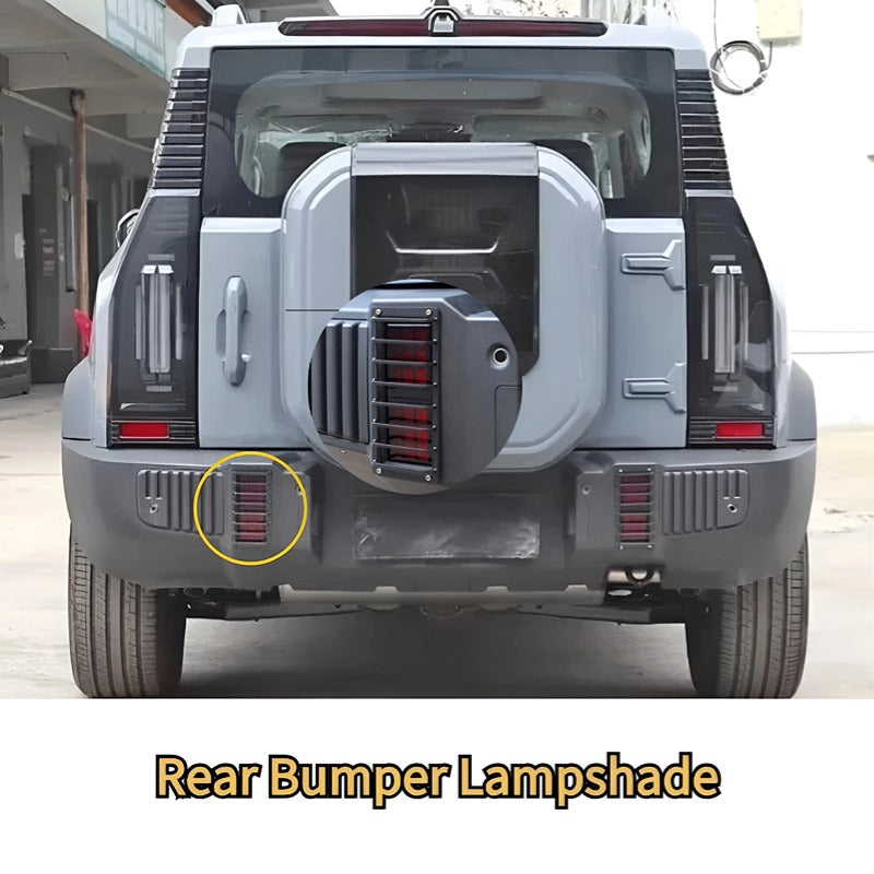 Metal Rear Fog Light Cover for Jetour T2 & Jetour T2 PHEV-Let us help you explore your 4x4 with us Noxfun