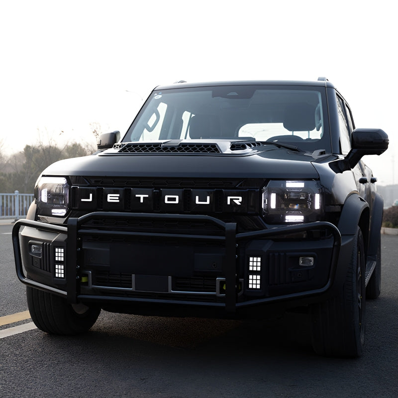 The hood trim fits for Chery  Jetour T2-Let us help you explore your 4x4 with us Noxfun