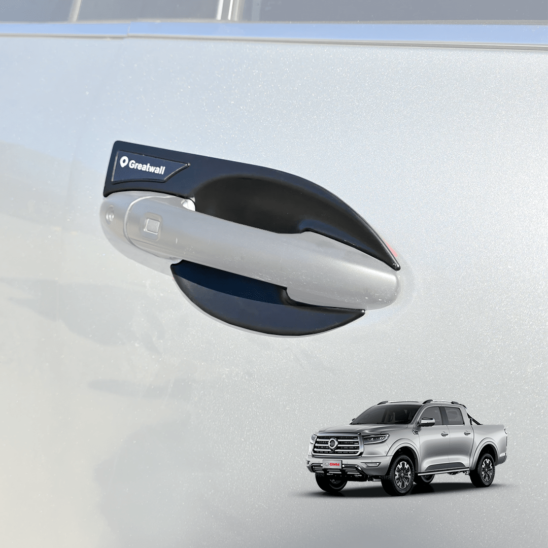 GWM CANNON DOOR HANDLES Scuff BLACKOUT-Let us help you explore your 4x4 with us Noxfun