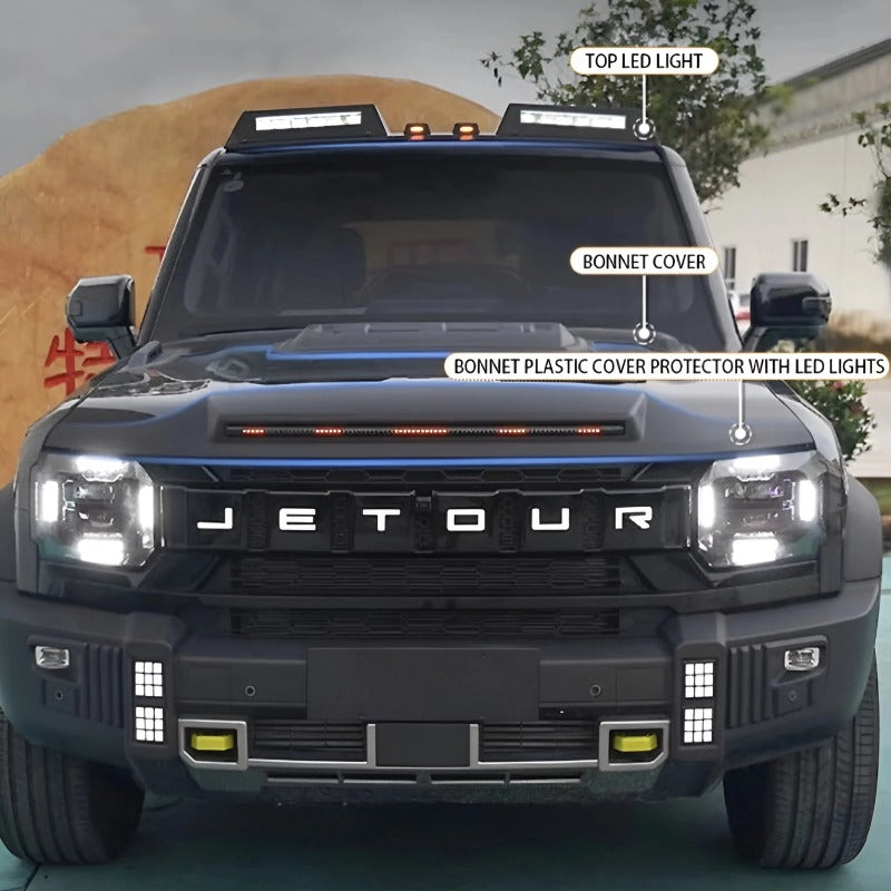 Car bonnet LED lights for Chery Jetour T2-Let us help you explore your 4x4 with us Noxfun