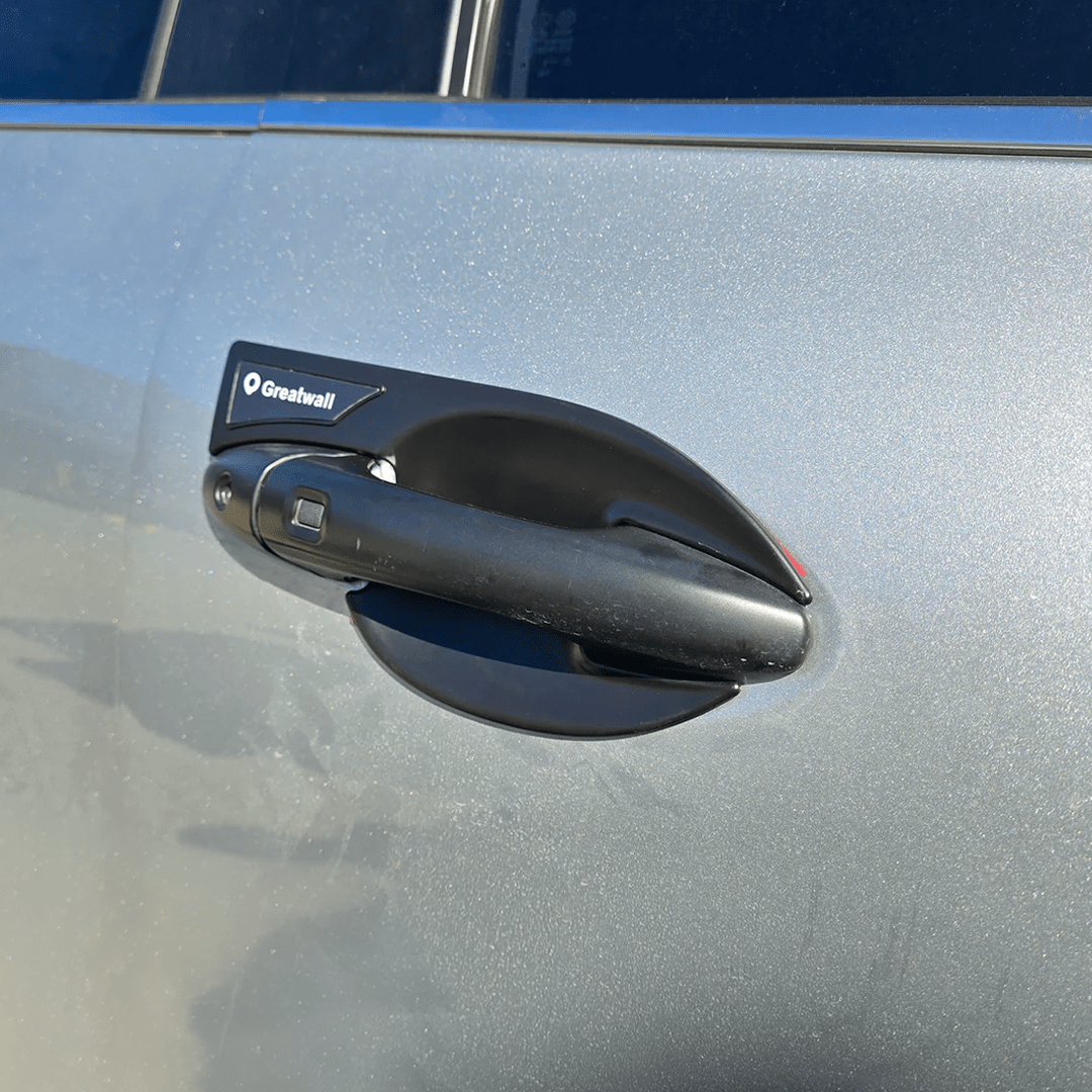 GWM CANNON DOOR HANDLES Scuff BLACKOUT-Let us help you explore your 4x4 with us Noxfun