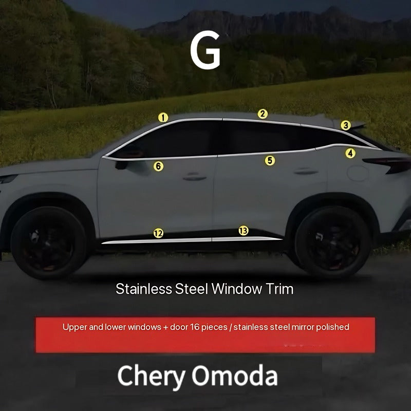 Car Window Strip For Omoda 5-Let us help you explore your 4x4 with us Noxfun