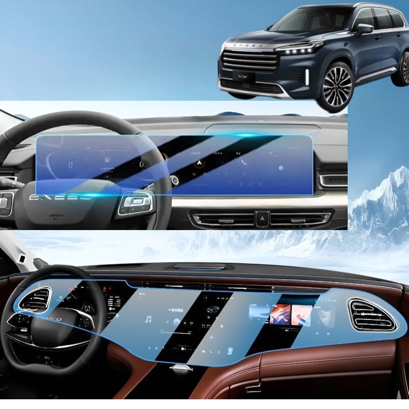 Navigation Touch Screen & Instrument screen Protector for Chery Exeed VX-Let us help you explore your 4x4 with us Noxfun