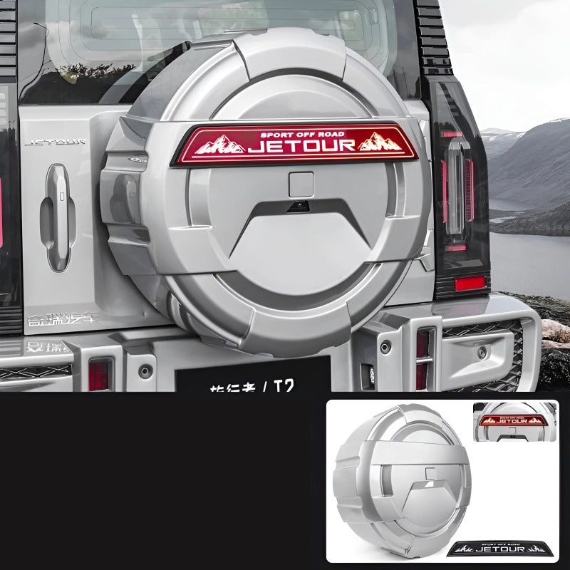 Car tailgate spare wheel cover for Chery Jetour T2-Let us help you explore your 4x4 with us Noxfun