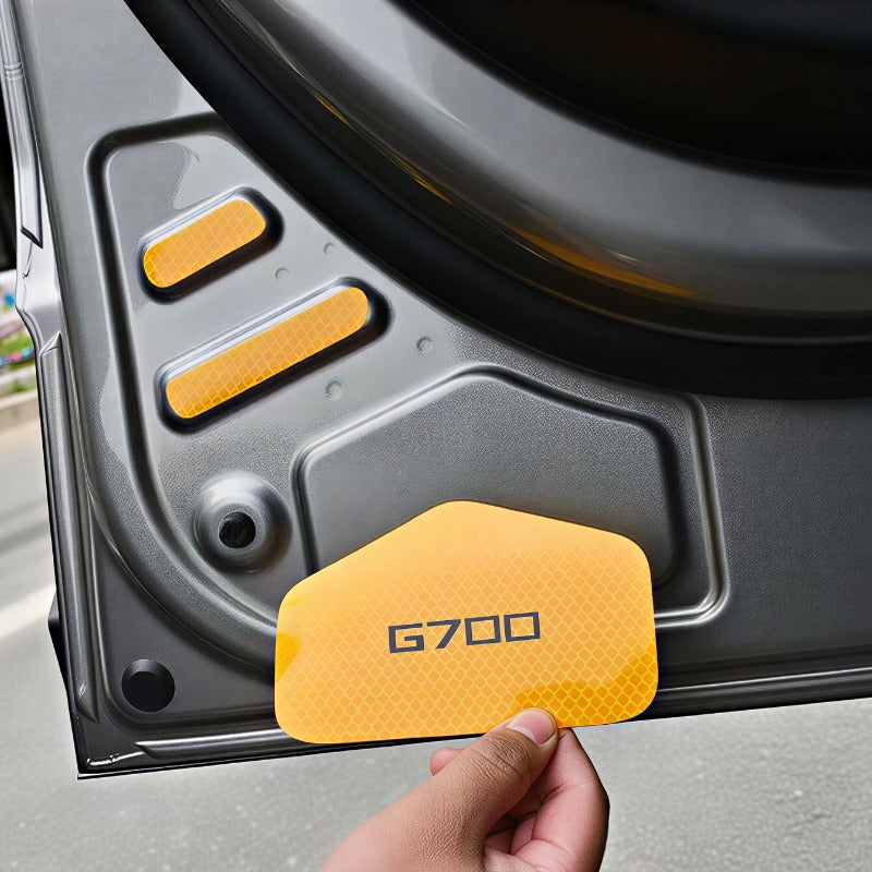 Car door warning stickers suitable for Chery JETOUR G700-Let us help you explore your 4x4 with us Noxfun