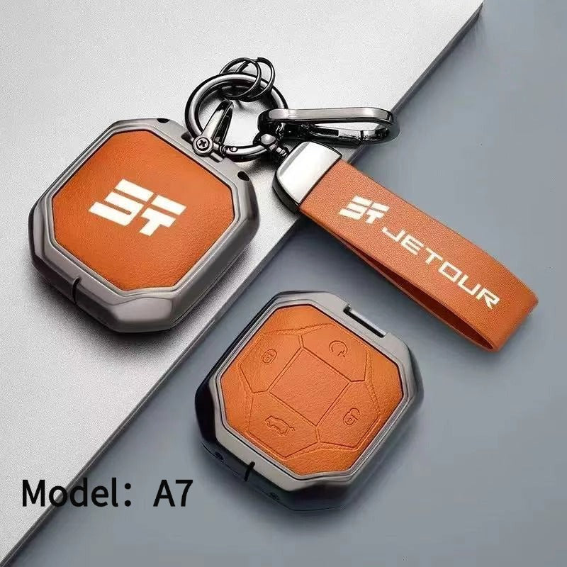 Leather Key Protector for Chery Jetour T2 Jetour T2 PHEV-Let us help you explore your 4x4 with us Noxfun