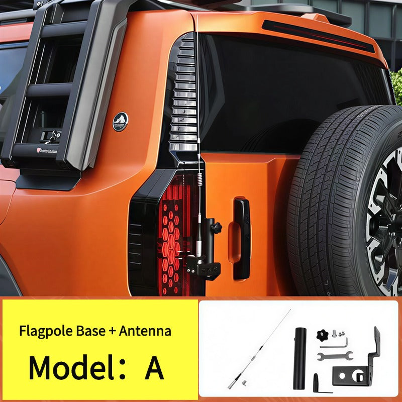 Car Trunk Antenna Flag Pole for Chery Jetour G700-Let us help you explore your 4x4 with us Noxfun