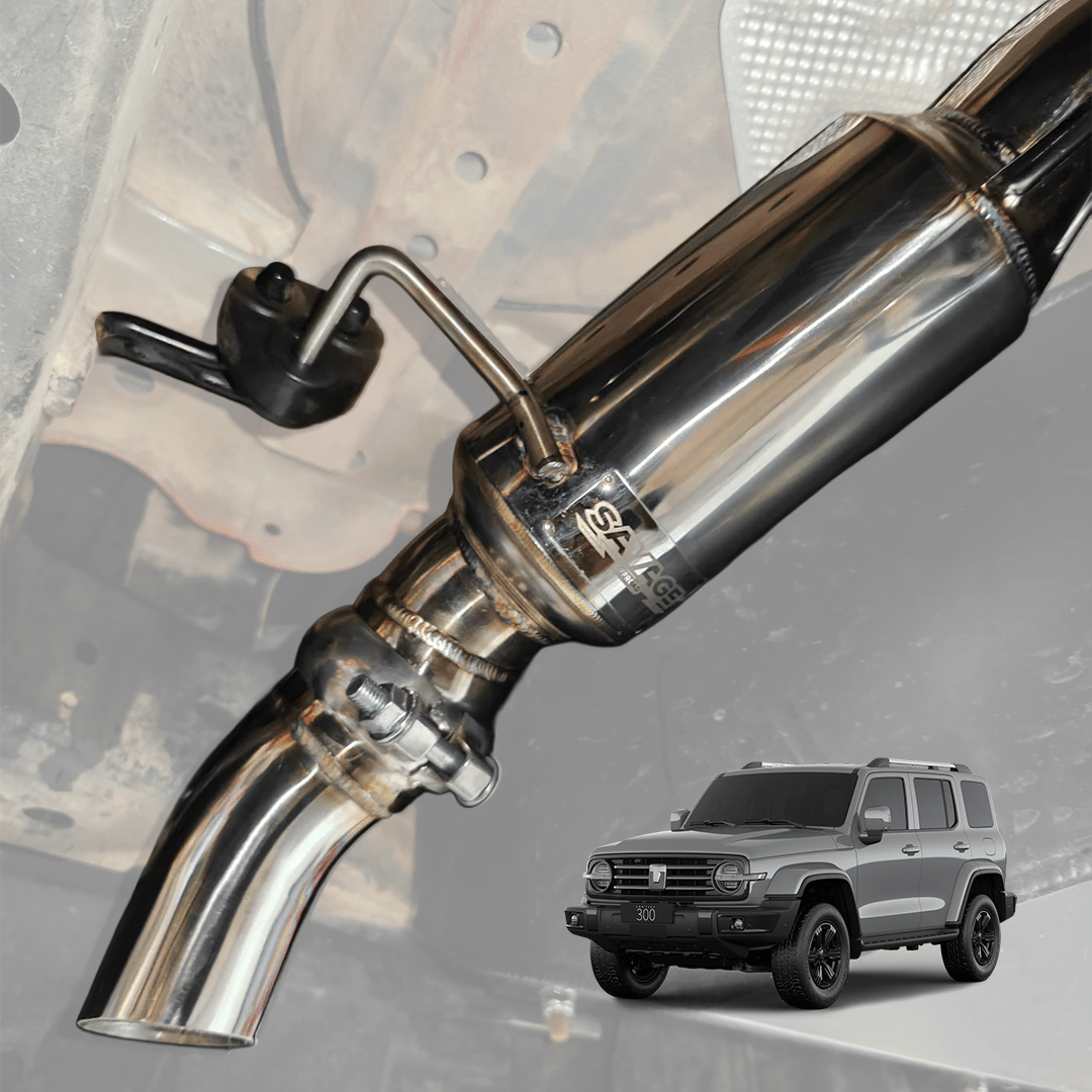 GWM TANK 300 STAINLESS STEEL 3 VALVED CAT BACK EXHAUST-Let us help you explore your 4x4 with us Noxfun