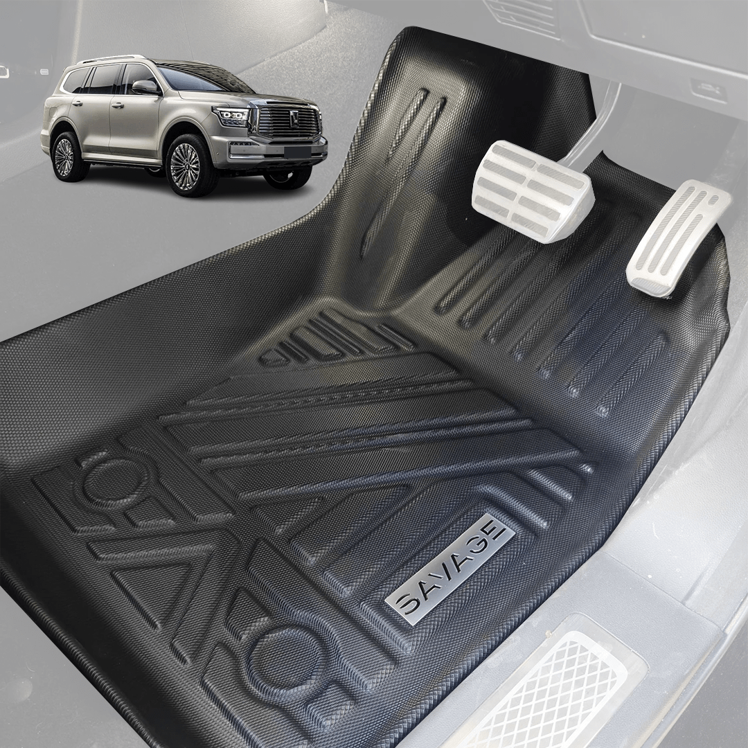 TANK 500 Non-PHEV 3D Moulded Floor Mats Full Set 7 Seater (4 Rows)-Let us help you explore your 4x4 with us Noxfun