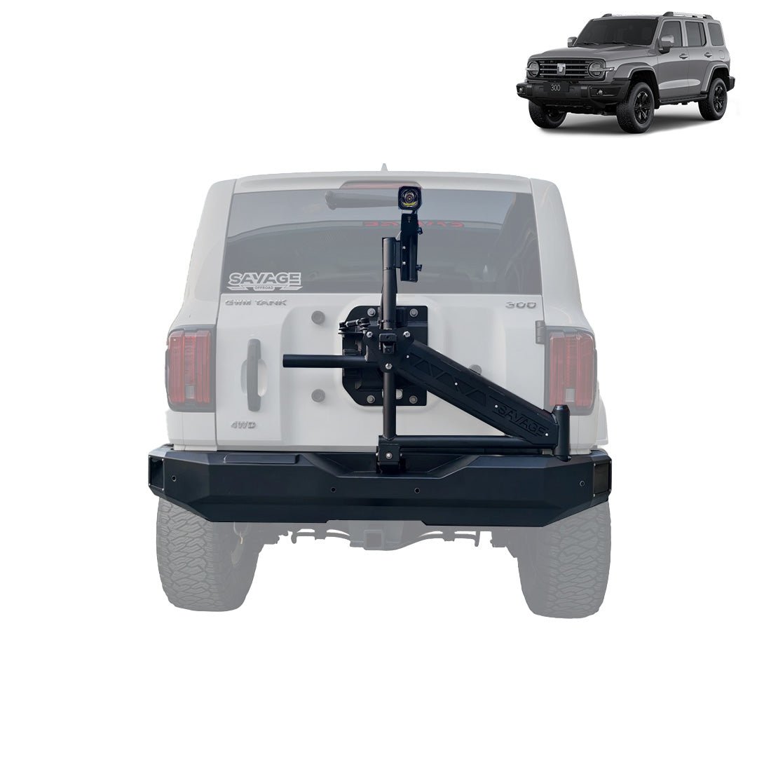 TANK 300 ARMOUR REAR BAR WITH TYRE CARRIER-Let us help you explore your 4x4 with us Noxfun
