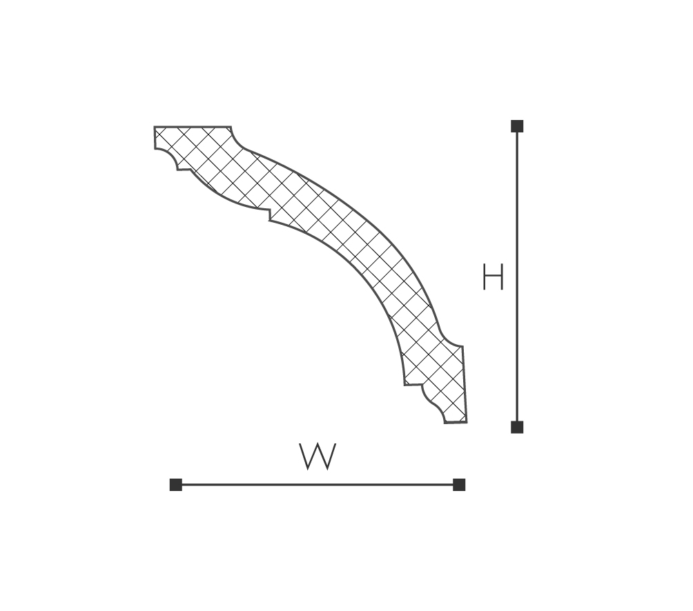 CARLOTTA (WT15) WALLSTYL® 2.44M COVING