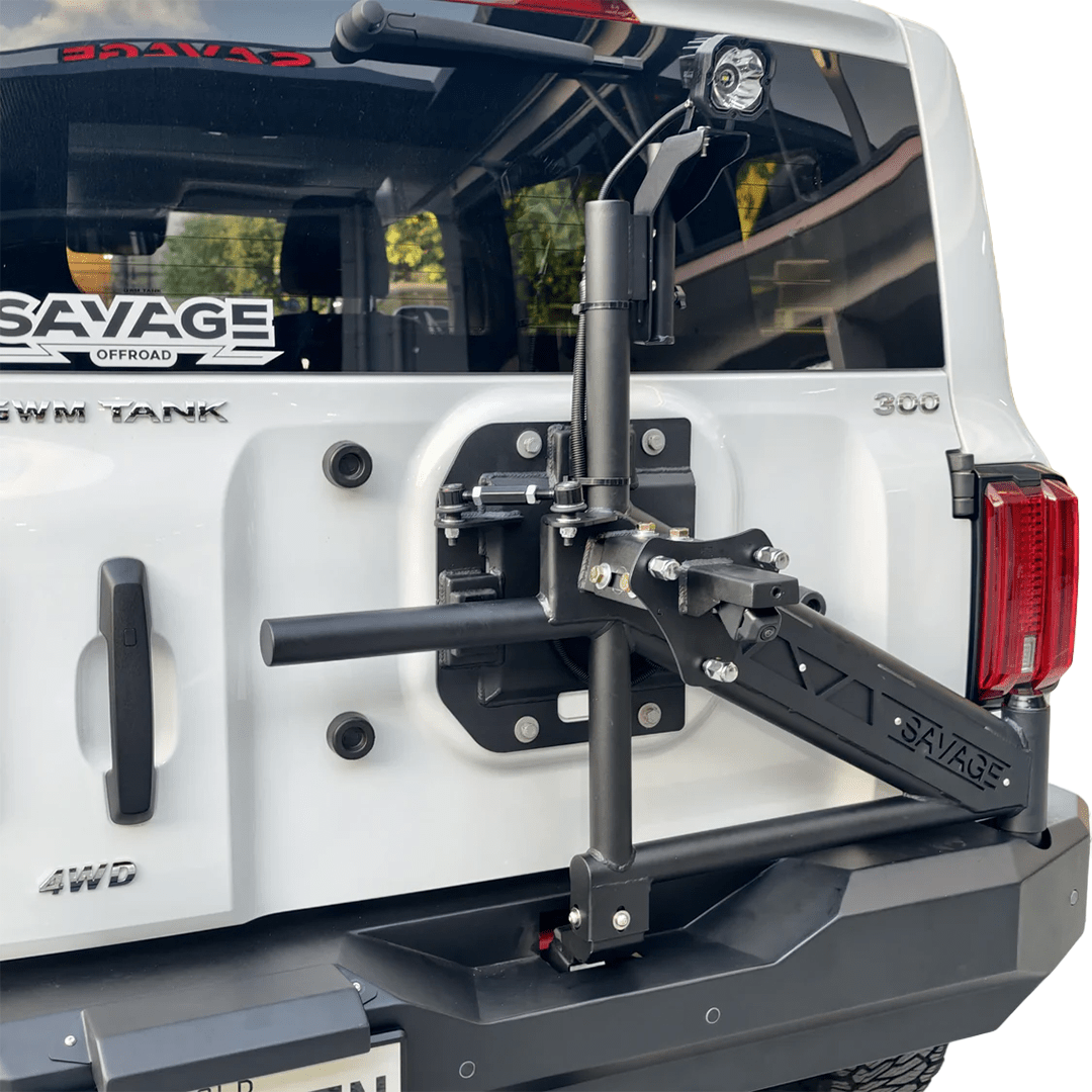 TANK 300 ARMOUR REAR BAR WITH TYRE CARRIER-Let us help you explore your 4x4 with us Noxfun