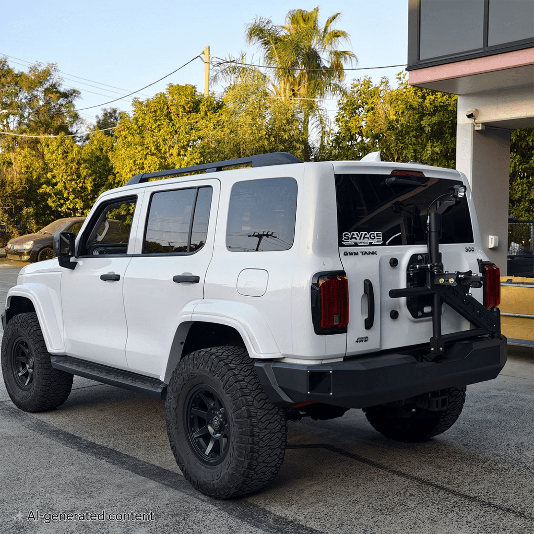 TANK 300 ARMOUR REAR BAR WITH TYRE CARRIER-Let us help you explore your 4x4 with us Noxfun