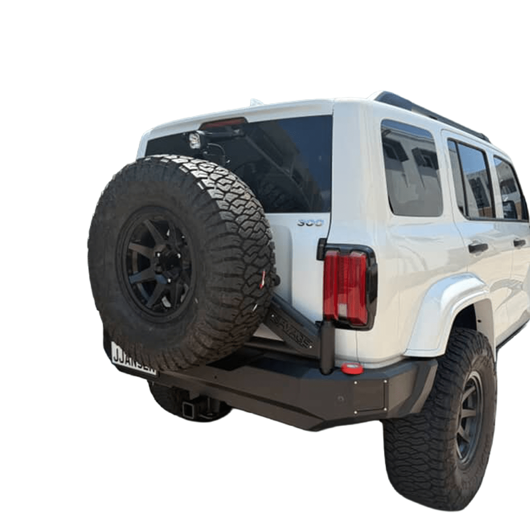 TANK 300 ARMOUR REAR BAR WITH TYRE CARRIER-Let us help you explore your 4x4 with us Noxfun