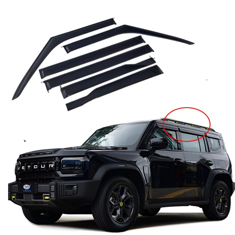 Window Visor for Chery Jetour T2 & Jetour T2 PHEV-Let us help you explore your 4x4 with us Noxfun
